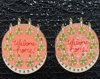 Coraline "Welcome Home" Cake Hard Enamel Pin
