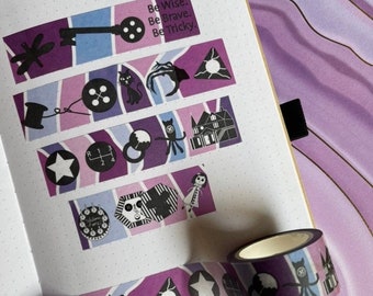 Coraline Washi Tape, Coraline Bullet Journal Tape