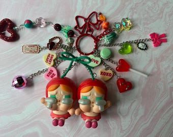 CB “Love You Cherry Much” Handmade Keychain