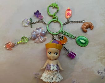 Sonny Angel Sweets Series “Fruit Tart” Handmade Keychain