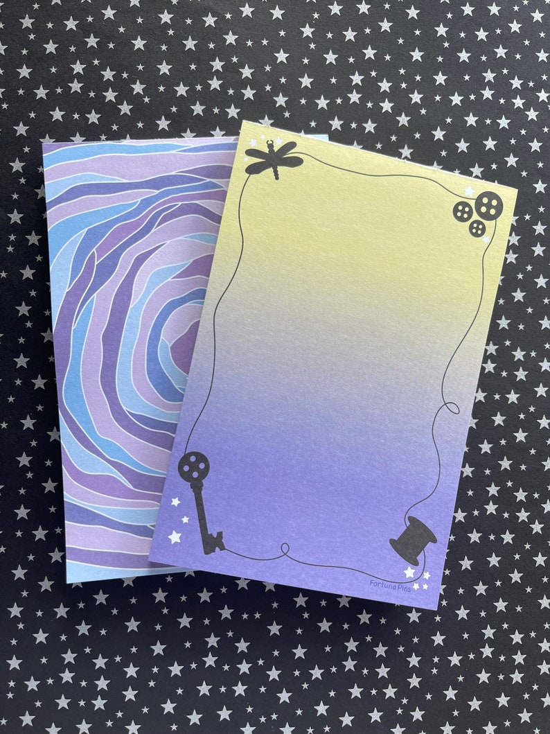 Set of 2 Coraline Inspired Notepads image 2