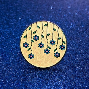 Flower Hard Enamel Pin