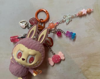 Monster “Confident” Handmade Keychain