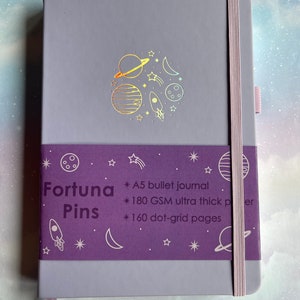 Celestial Space Bullet Journal/ 180 GSM Dot-Grid Bullet Journal