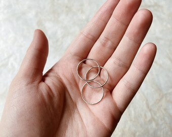 Silver Stackable Rings | Stackable Rings | Minimalist Rings | Sterling Silver Rings