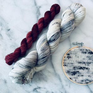 Birch Bark + Mr. Wickham Sock Set | Willow Cottage Yarns