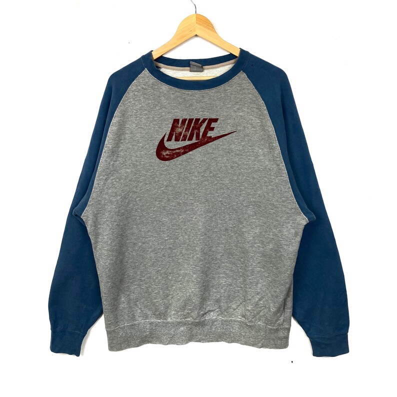 Vintage Nike Swoosh Crewneck Sweatshirt | Etsy