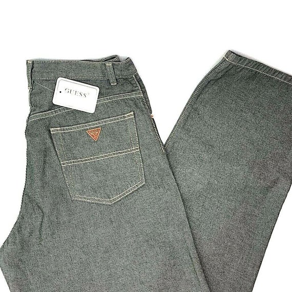 Guess Jeans Mens Urban Fit Jeans Vintage 90s Gray