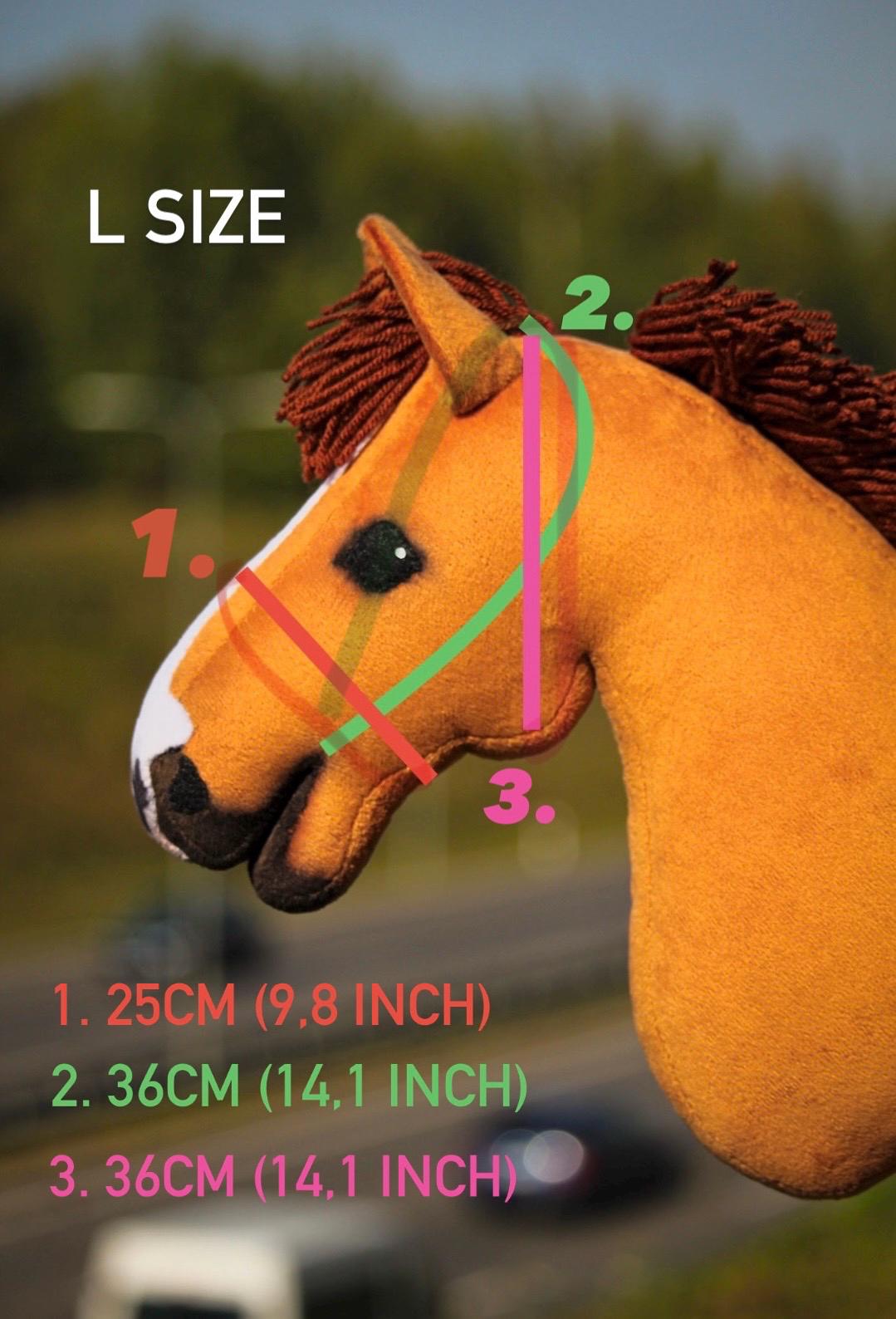 Pioneer BRIDLE for hobby horse (with white leather underneath). Reins, bit, hobby horse,  crystal browband aren’t included!