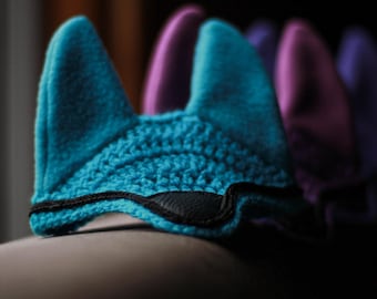 Gehaakte oorkap voor hobbypaard | Handgemaakt speelgoedaccessoire