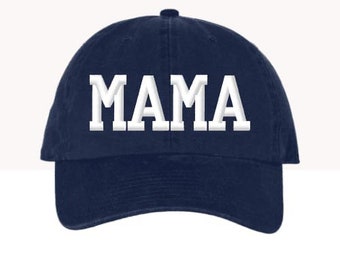 Mama Navy Hat| Mother's Day Gift| Gifts for Mom| Mama Hat| Momlife| Mom Hat| Gift for Mom| Gift for her| Mama Hat| Mothers Day Personalized