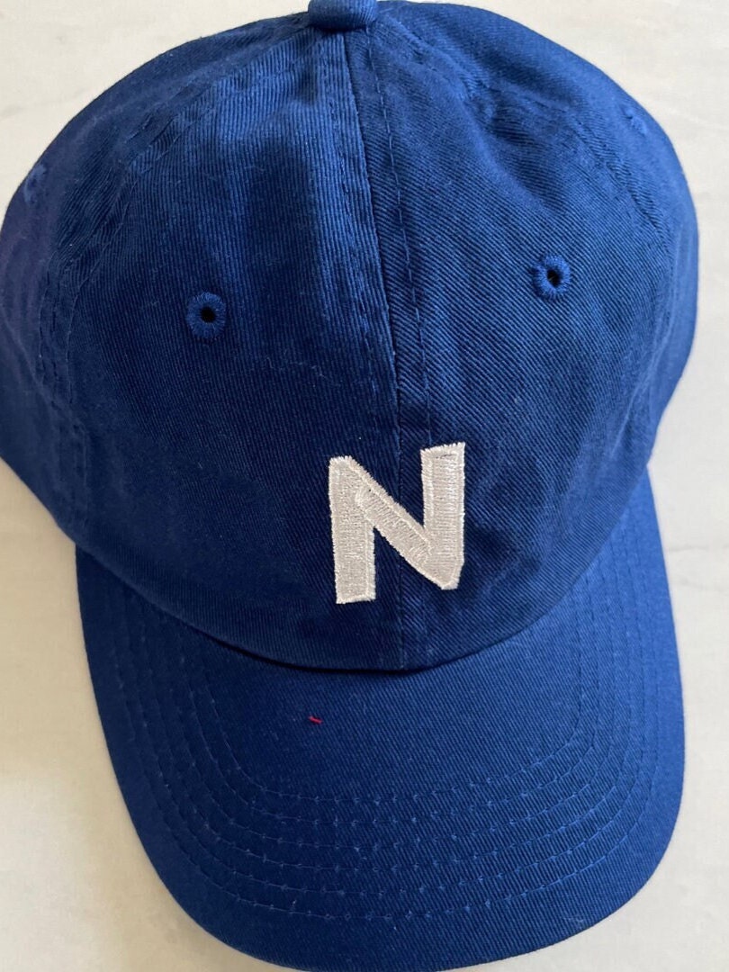 Kids Initial Royal Blue Hat | Custom Hat | Baseball Hat | Embroidered Hat | Initial Cap | Personalized Ball Cap | Kids Hat | Gift for Kids