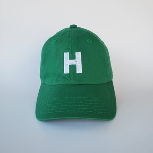 Personalized Kids Green Baseball Hat – Custom Embroidered Initial Cap for Toddlers & Kids