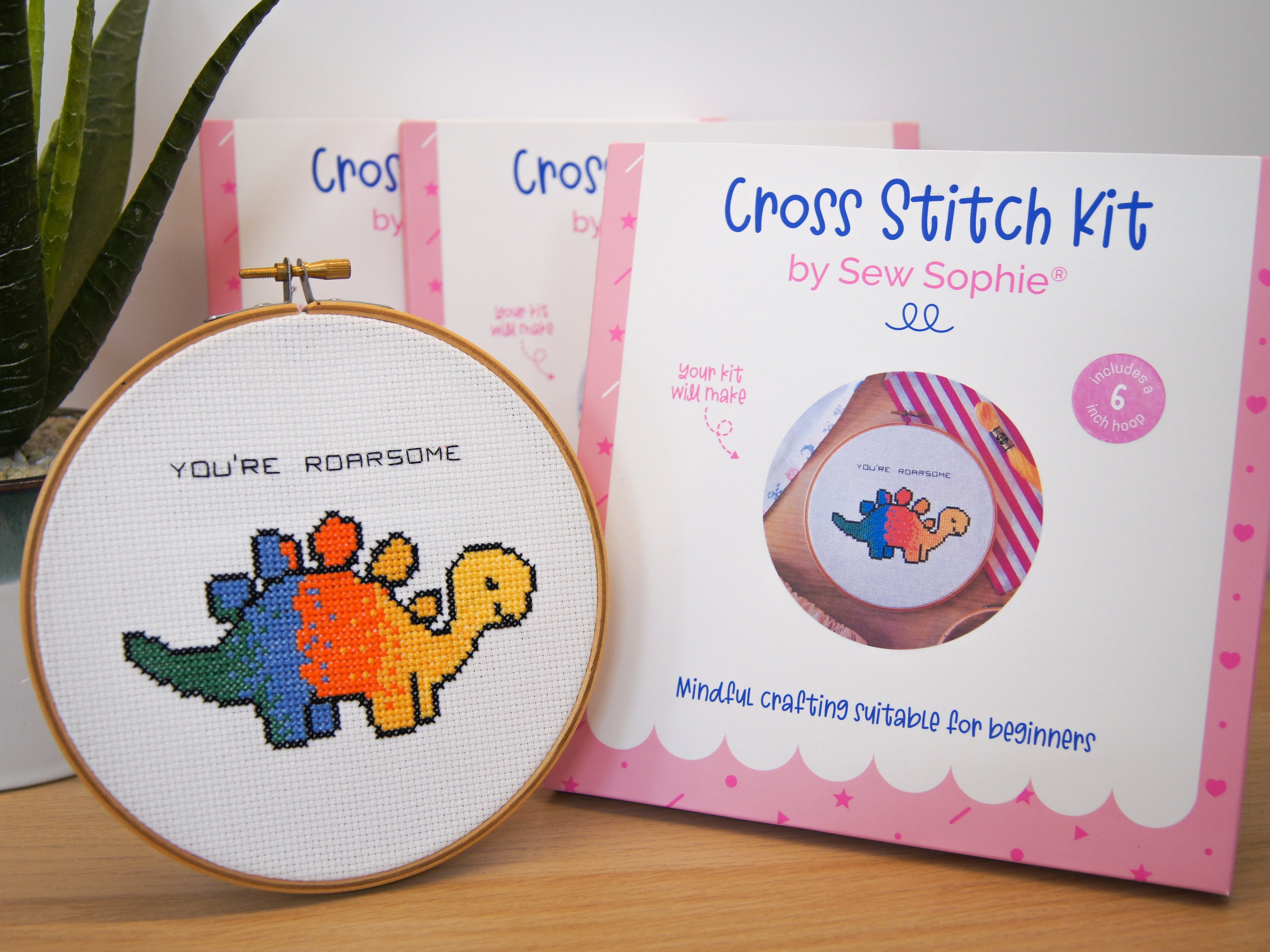 Robin Cross Stitch Kit Beginners Counted Cross Stitch Mini Kit DIY