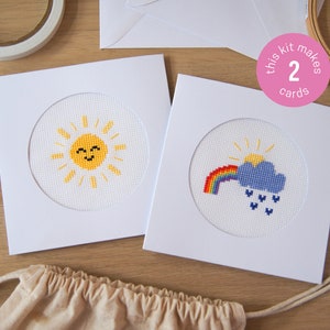 Ray of Sunshine Cross Stitch Card Making Kit