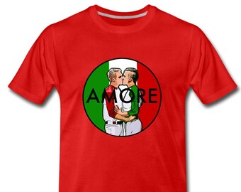 Love in Italy Gay Pride T-Shirt