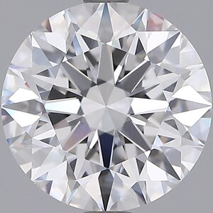 3.09ct Round Ideal Cut E VS1 Clarity GIA/IGI Certified Lab Grown Loose Diamond. image 1