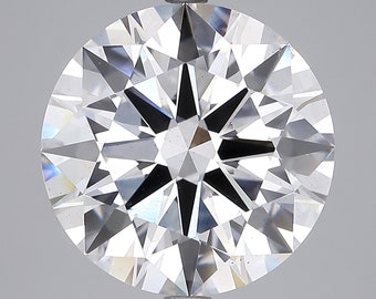 8.02ct Round Ideal Cut F VS2 Clarity GIA/IGI Certified Lab Grown Loose Diamond.