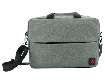 smell proof laptop computer bag college university office discreet with lock facility padded shoulder strap bag holder