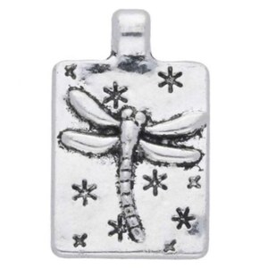 Lucky dragonfly charm pendant