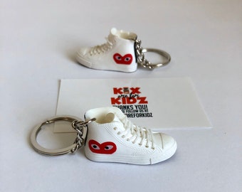 red converse keychain