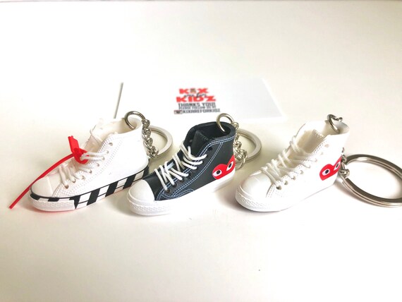 comme de garcon keychain