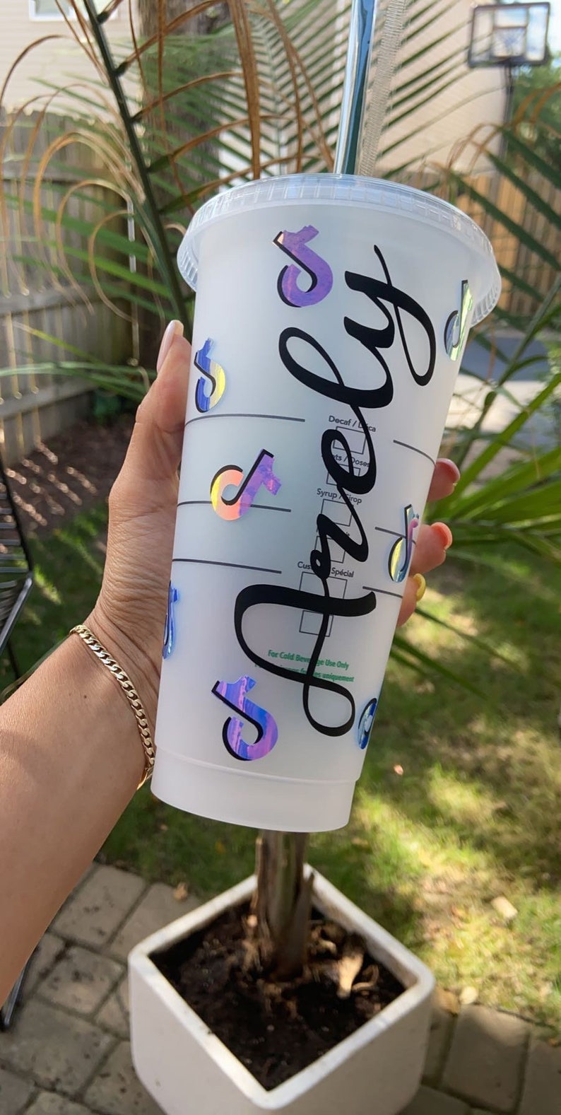 Tik Tok Personalized Cup Personalized Starbucks Cup | Etsy