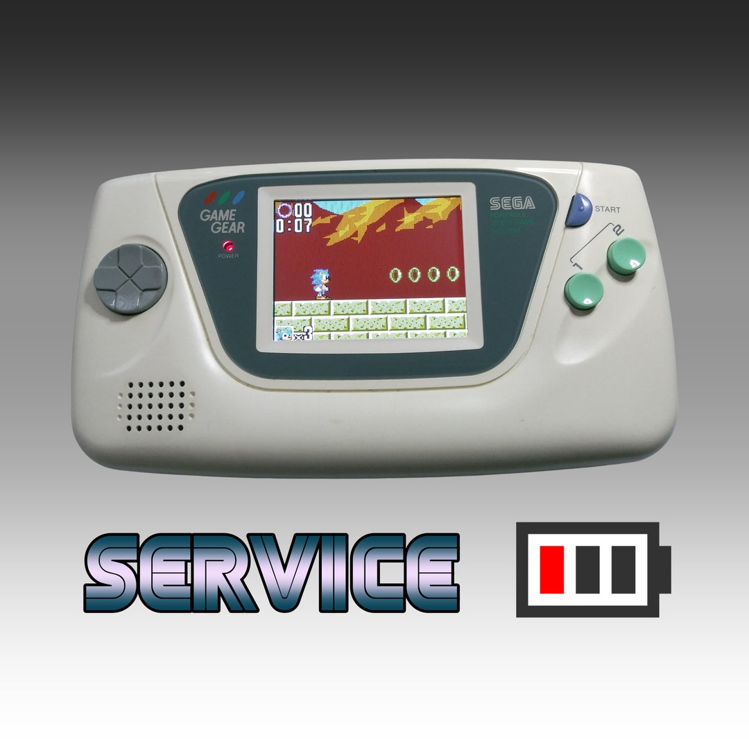 Sega Game Gear Upgrade Service Etsy