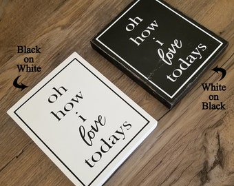 Small Wood Sign - Farmhouse Decor - Mini Sign - Small Signs - Shelf Sitter - Block Sign - Shelf Sign - Wooden Sign - Farmhouse Wood Sign