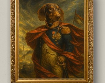 中国皇帝 - カスタムペット肖像画 - 犬の肖像画と猫の肖像画 - あなた