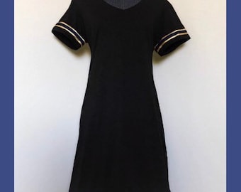 Vestido camiseta flecos mujer