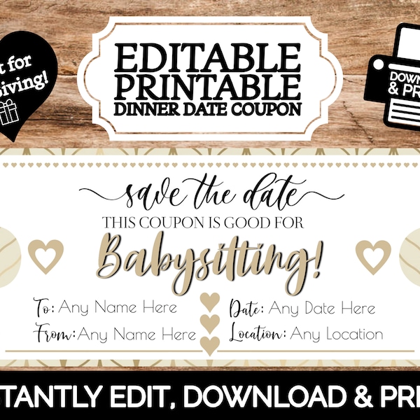 Printable Coupon Baby Shower Etsy