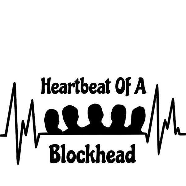 NKOTB Blockhead Car Decal | New Kids on the Block | Block Party