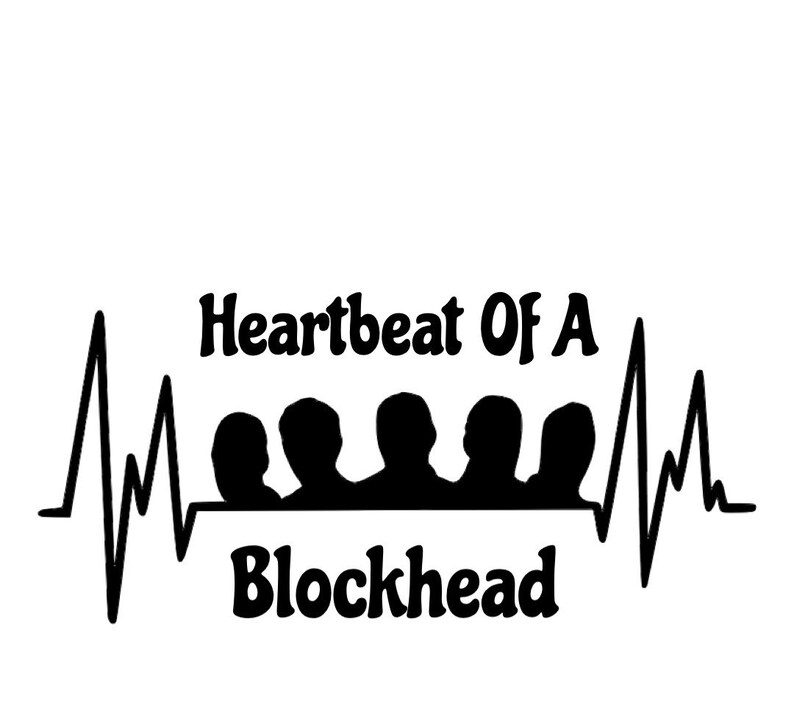 NKOTB Blockhead Car Decal New Kids on the Block Block Etsy