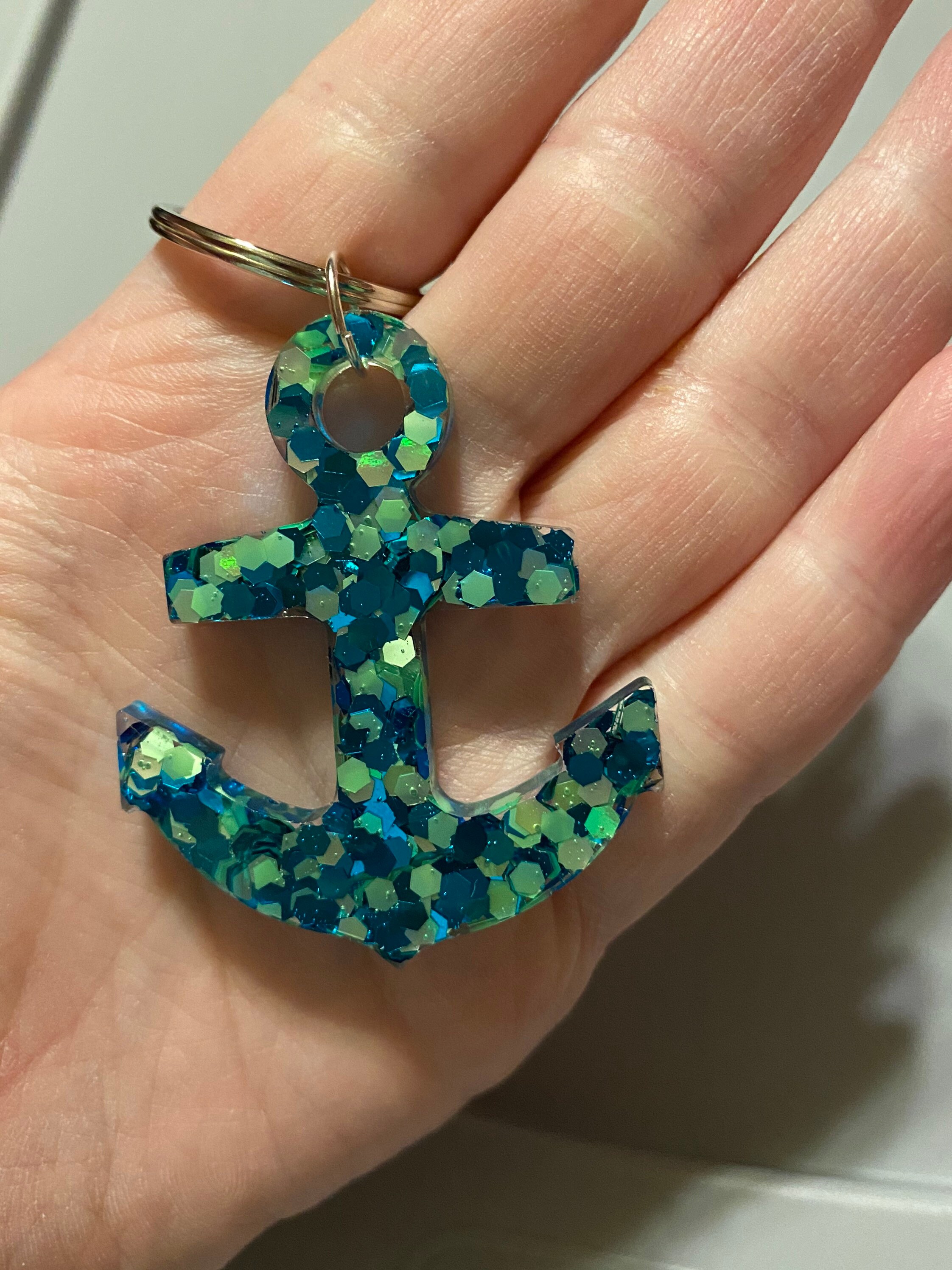 Anchor Keychains Beach Life Coast Beachy Etsy