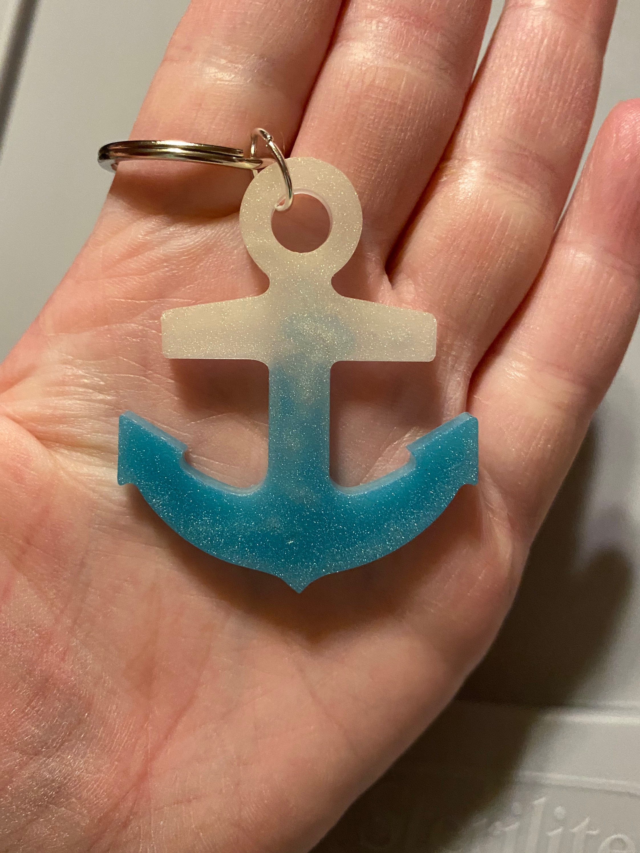 Anchor Keychains Beach Life Coast Beachy Etsy