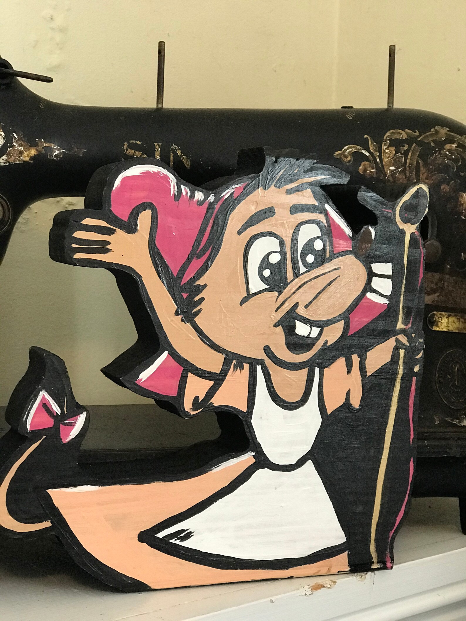 The sewing mice from cinderella Handmade and painted and one | Etsy