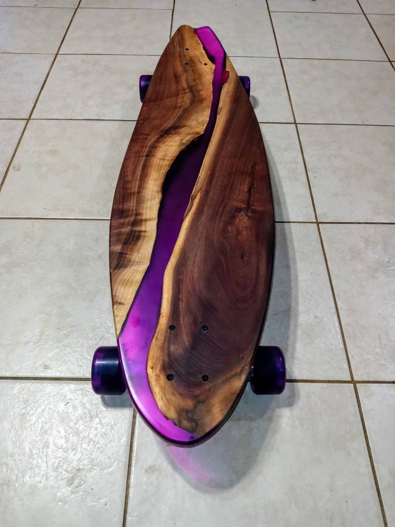 Live Edge Epoxy River Longboard Live Edge Epoxy River Longboard