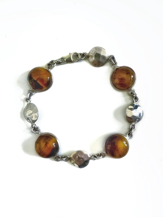 Hypnotic Vintage Native American Navajo Tiger Eye Jasper Sterling Silver Giant Bracelet Hypnotic Vintage Native American Navajo Tiger Eye Jasper Sterling Silver Giant Bracelet