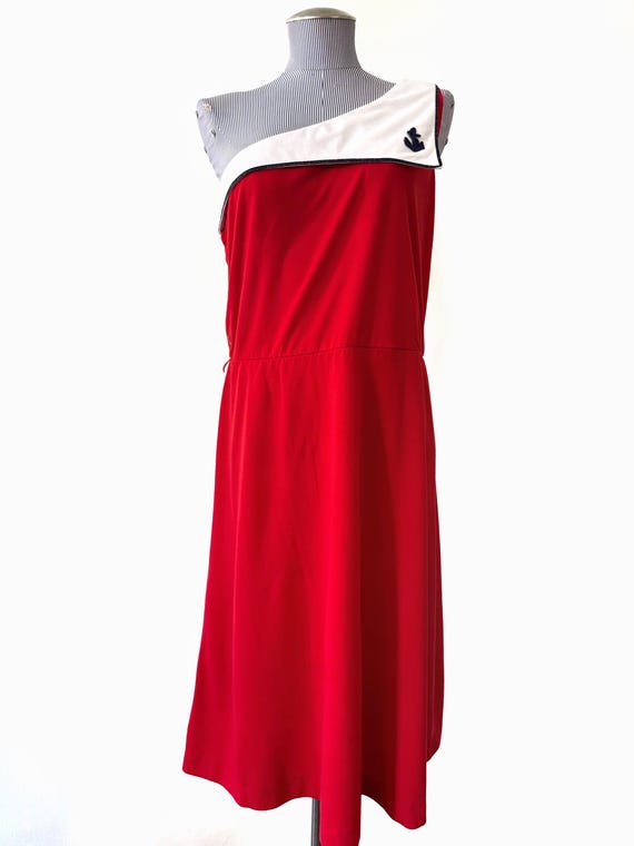 red nautical dress Nautical Red Dress