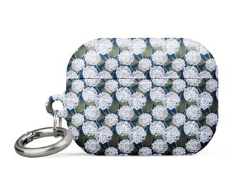 Hydrangea Garden Navy Decorative MagSafe Case for AirPods® and AirPods®  Pro