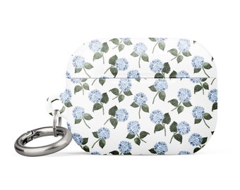 Hydrangea Bloom Blue Floral Decorative MagSafe Case for AirPods® and AirPods® Pro