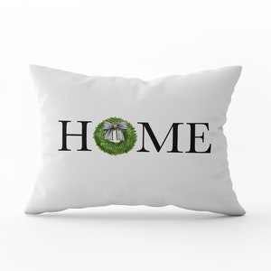 Home Wreath Cushion / Throw Pillow Cover