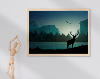 Terrasen, Throne of Glass wall art (Digital Download)