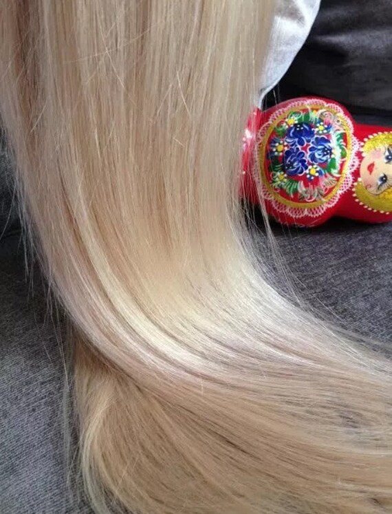 Central Russian Super Soft Luxe Hair Loose 22 155g Light Golden Strawberry Blonde