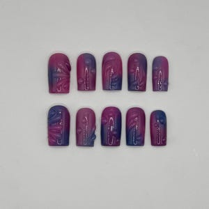 Aandruknagels Violet Haze