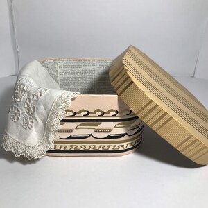 Bandbox del renacimiento griego federal | Etsy