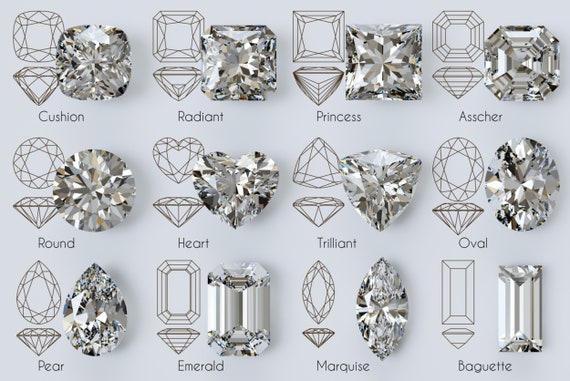 Moissanite Loose GRA Certified All Shape Stones D VVS1 For Making Jewelry