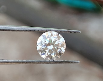 Pietra Di Moissanite Sciolta Certificata GRA Taglio Rotondo - Foto 4