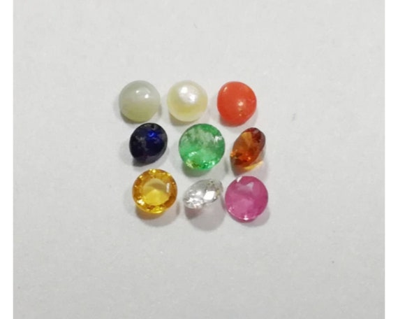 Natural Loose Navratna Navratan 9 Gems Loose Gemstones 9gem Nine